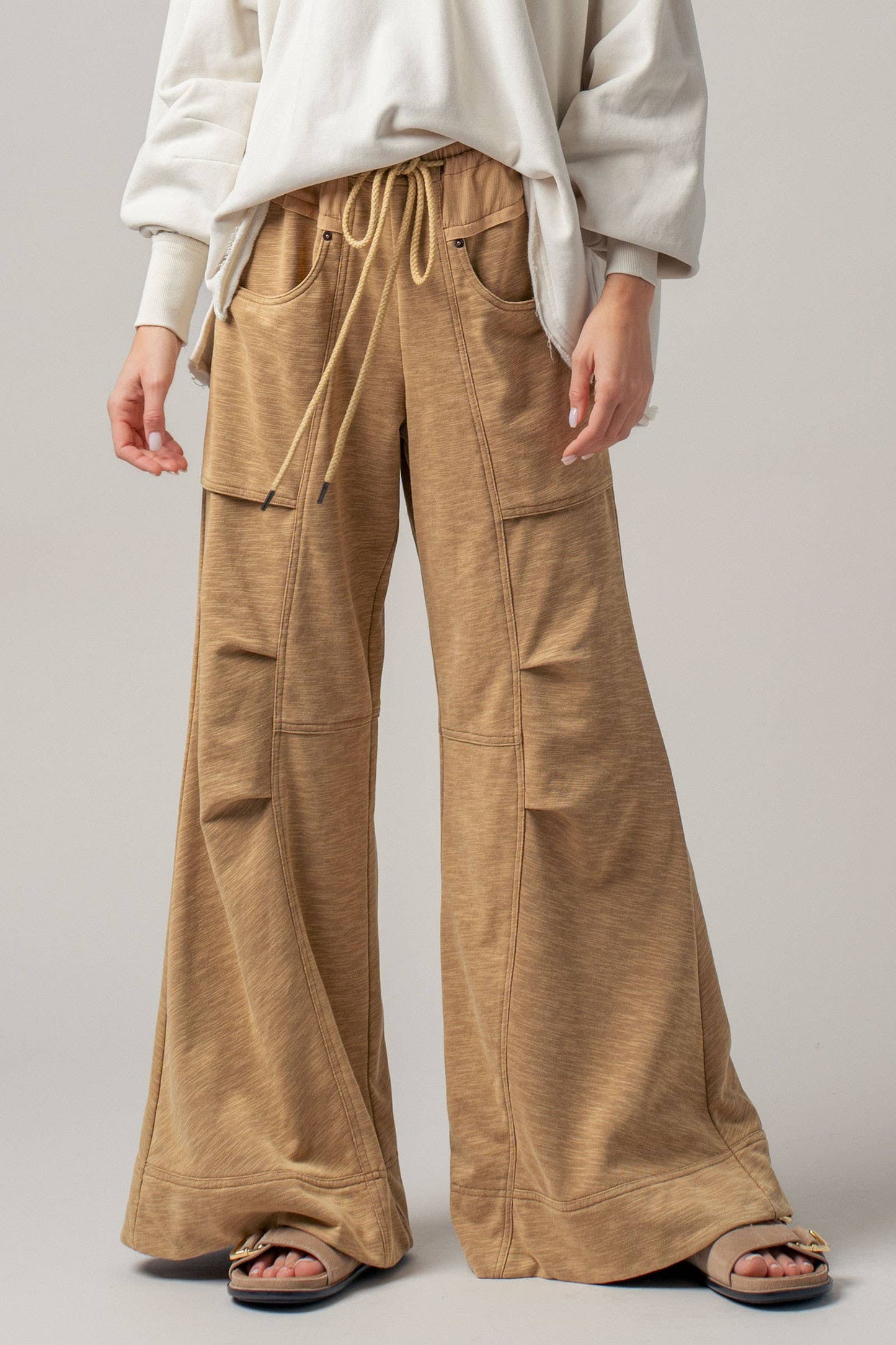 Harvest Stroll Wide Leg Utility Pants