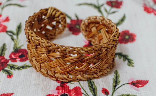 Boho Bamboo Woven Bracelet