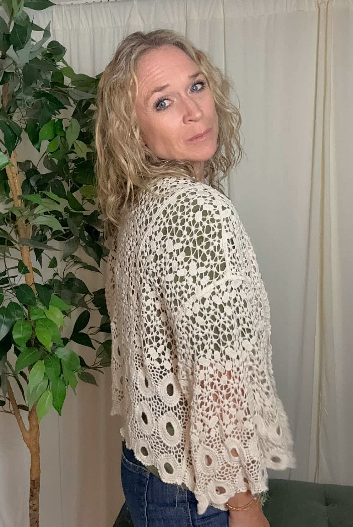 Wildflower Crochet Cardigan
