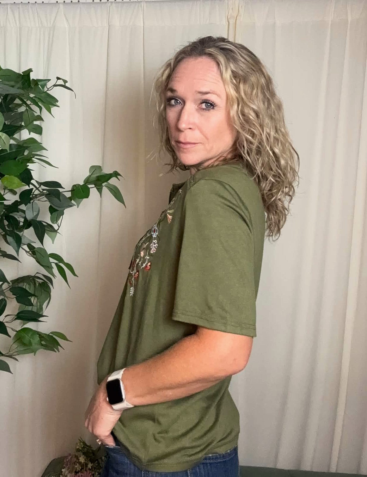 Meadow Embroidered Top