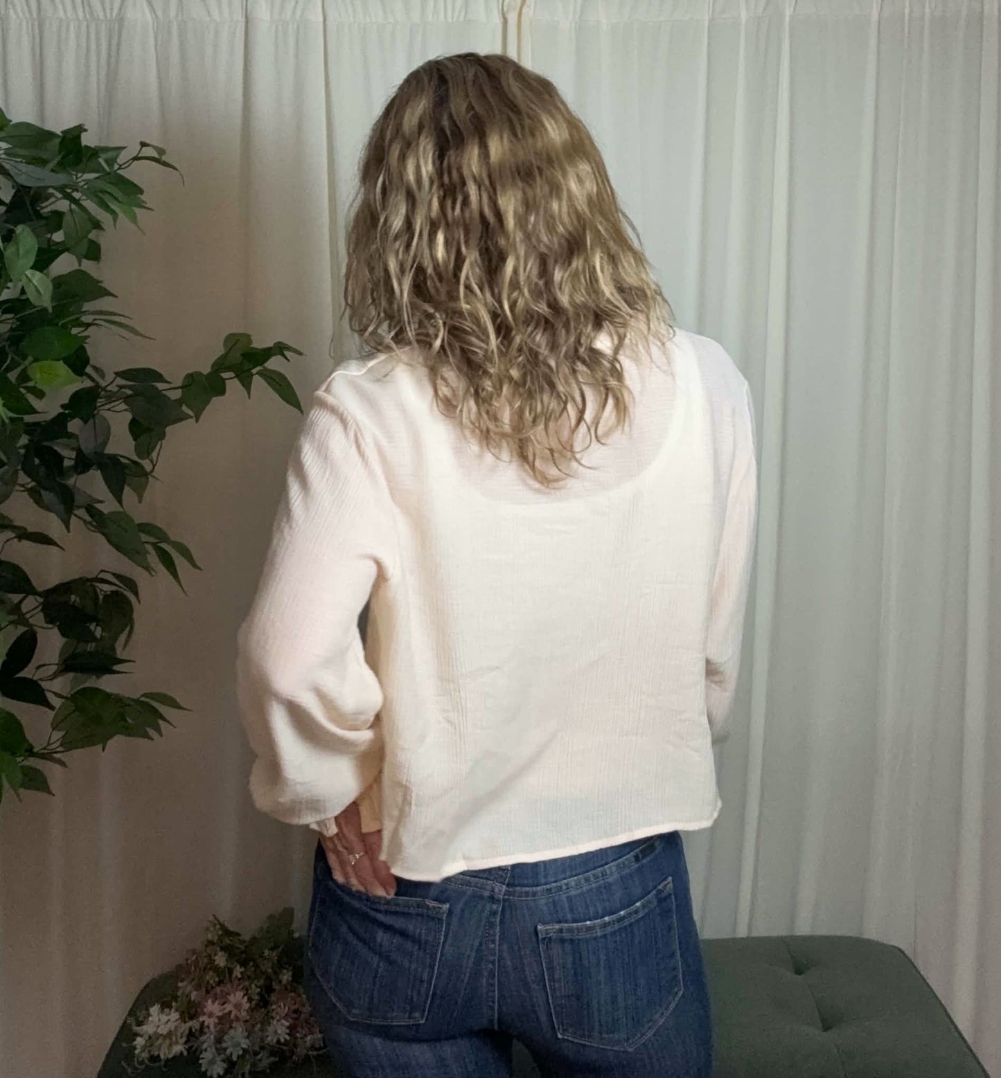 Willows Button Up Top
